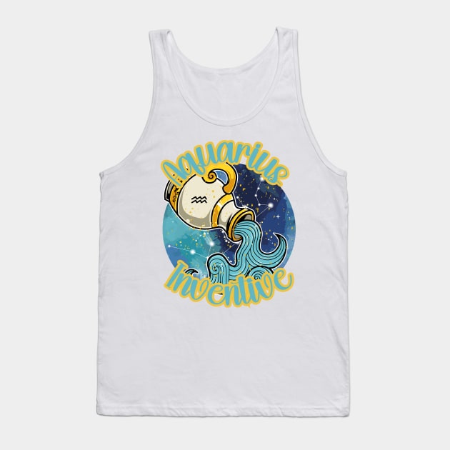 Aquarius Tank Top by Mujji